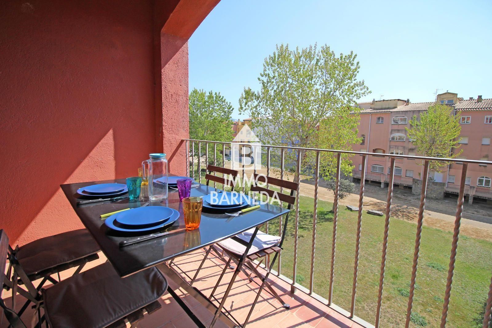 Garden of Flat for sale in Empuriabrava  with Air Conditioner, Heating and Terrace