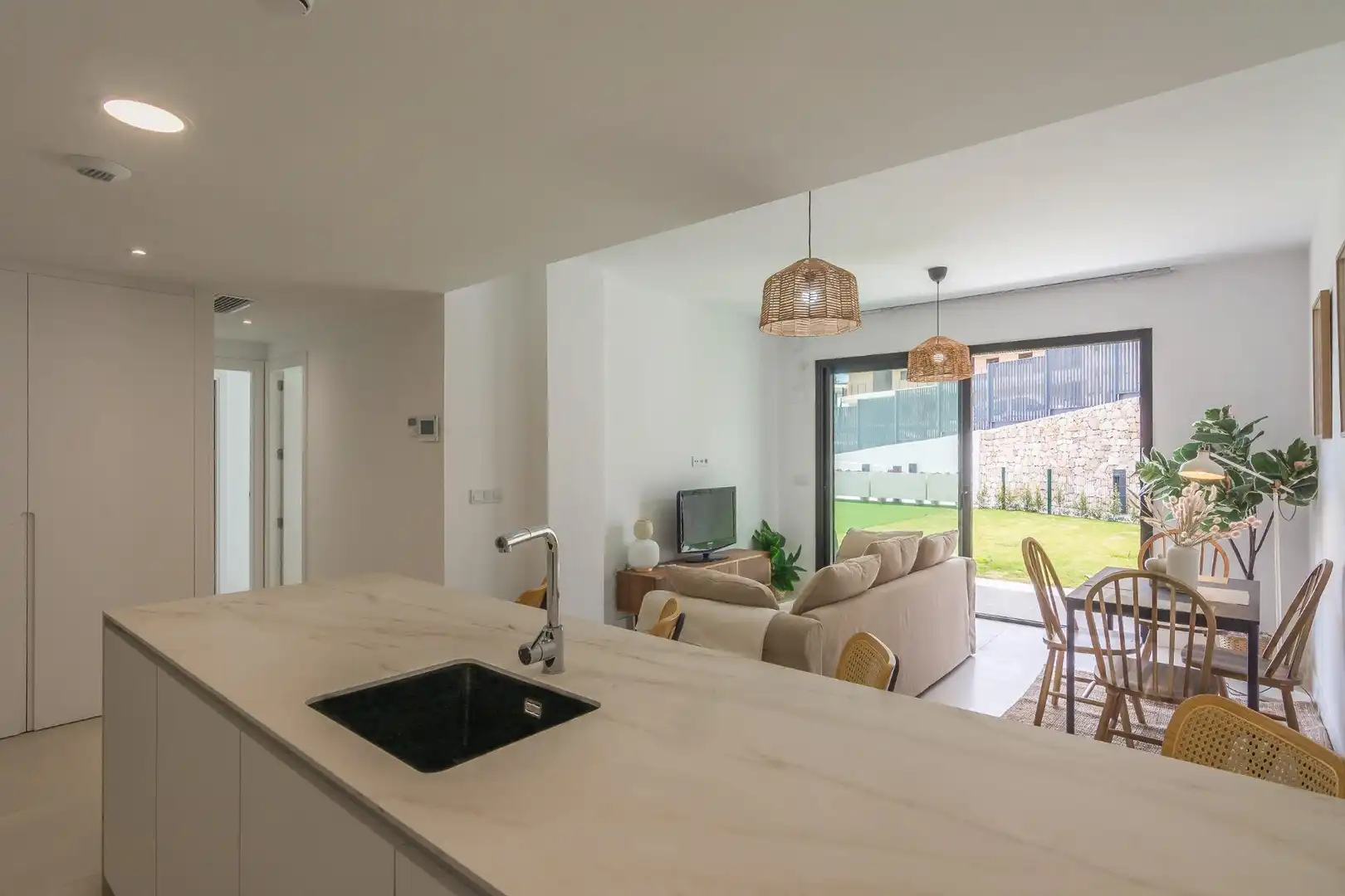 Kitchen of Flat for sale in Fuengirola  with Air Conditioner, Heating and Private garden