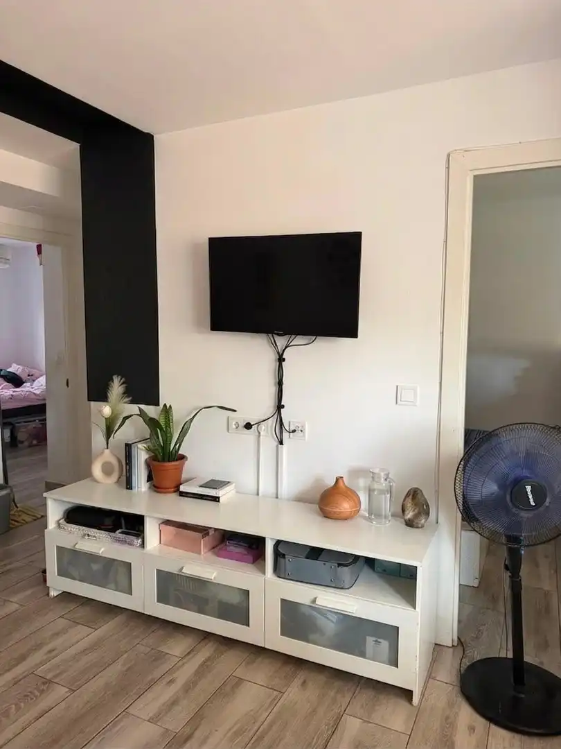 Sala d'estar de Pis en venda en Málaga amb Calefacció i Moblat