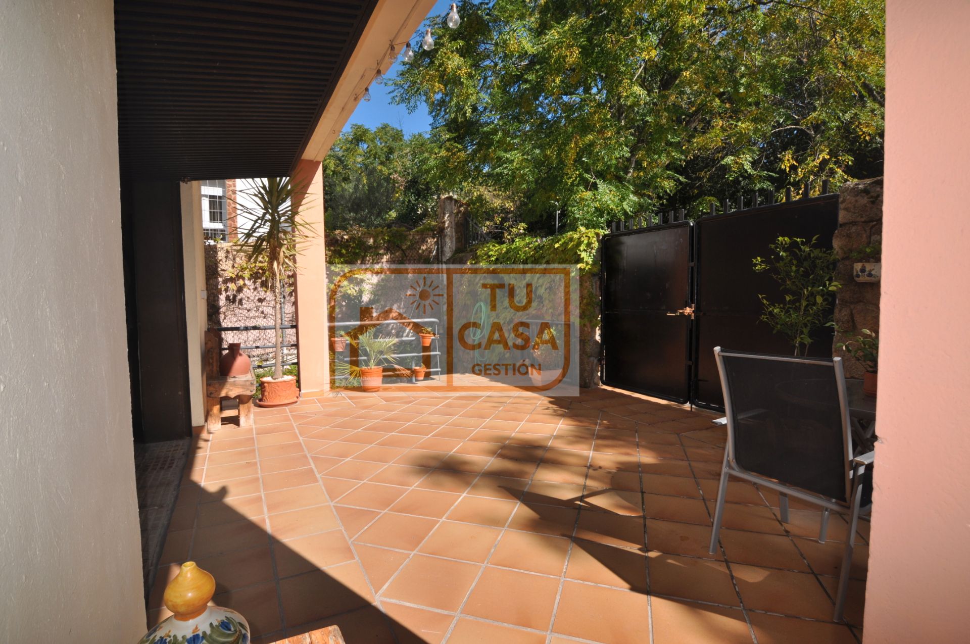 Terrassa de Casa o xalet en venda en Cáceres Capital amb Aire condicionat, Calefacció i Jardí privat