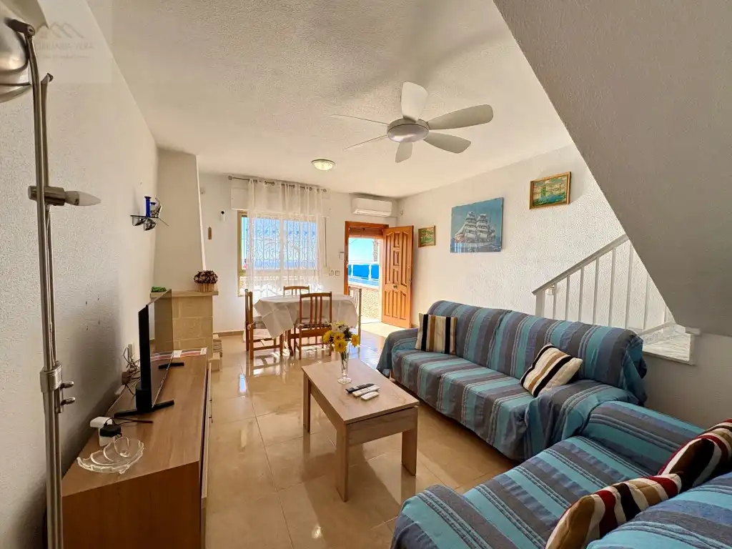Sala de estar de Casa o chalet de alquiler en Mazarrón con Terraza, Amueblado y Horno