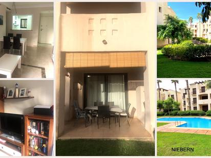 Garden of Flat to rent in San Javier  with Air Conditioner and Terrace