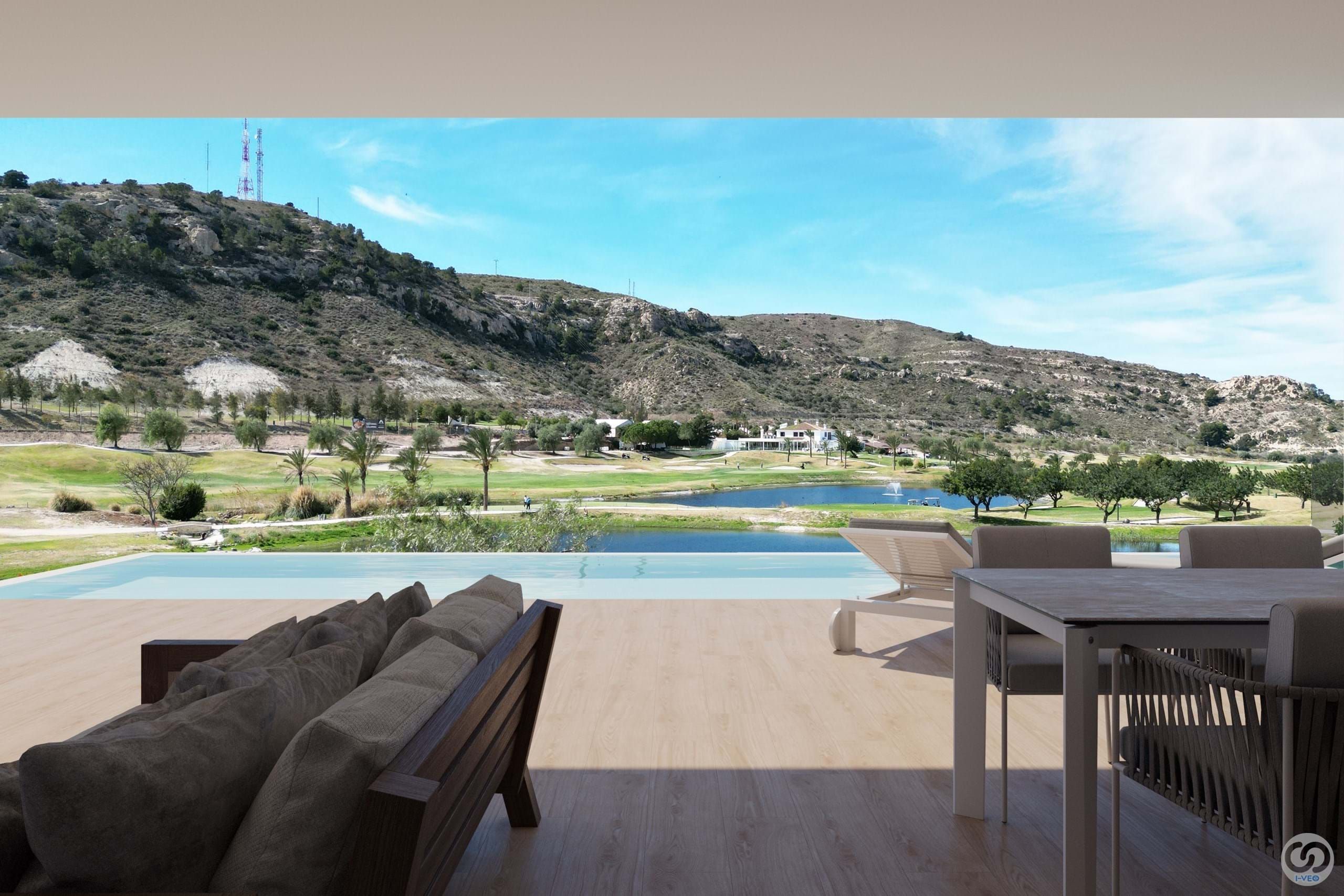 Terrace of House or chalet for sale in Monforte del Cid  with Air Conditioner, Heating and Private garden