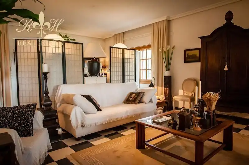 Living room of Houses for sale in L'Alfàs del Pi  with Air Conditioner, Terrace and Swimming Pool