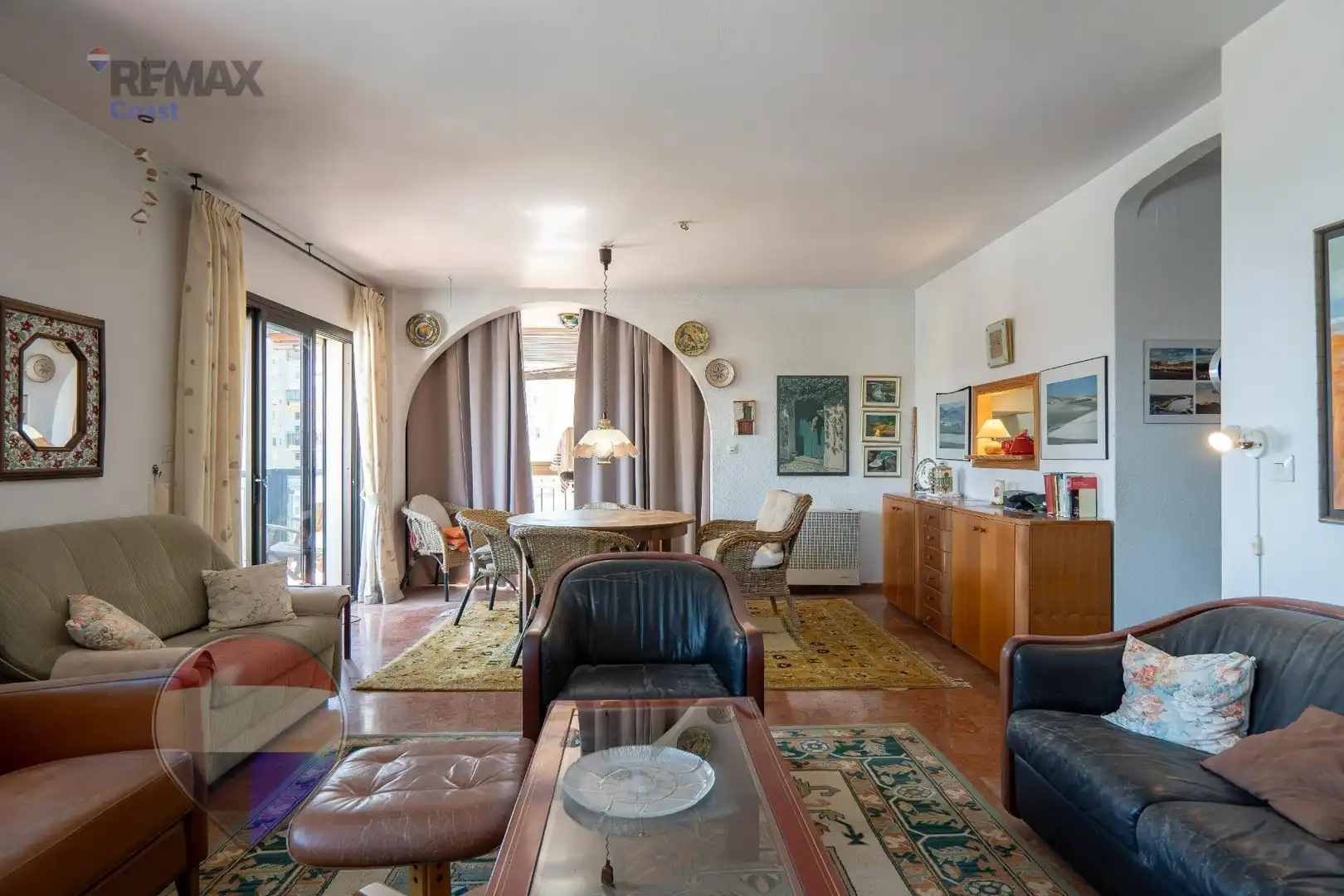 Sala de estar de Piso en venta en Torremolinos con Aire acondicionado, Terraza y Piscina comunitaria