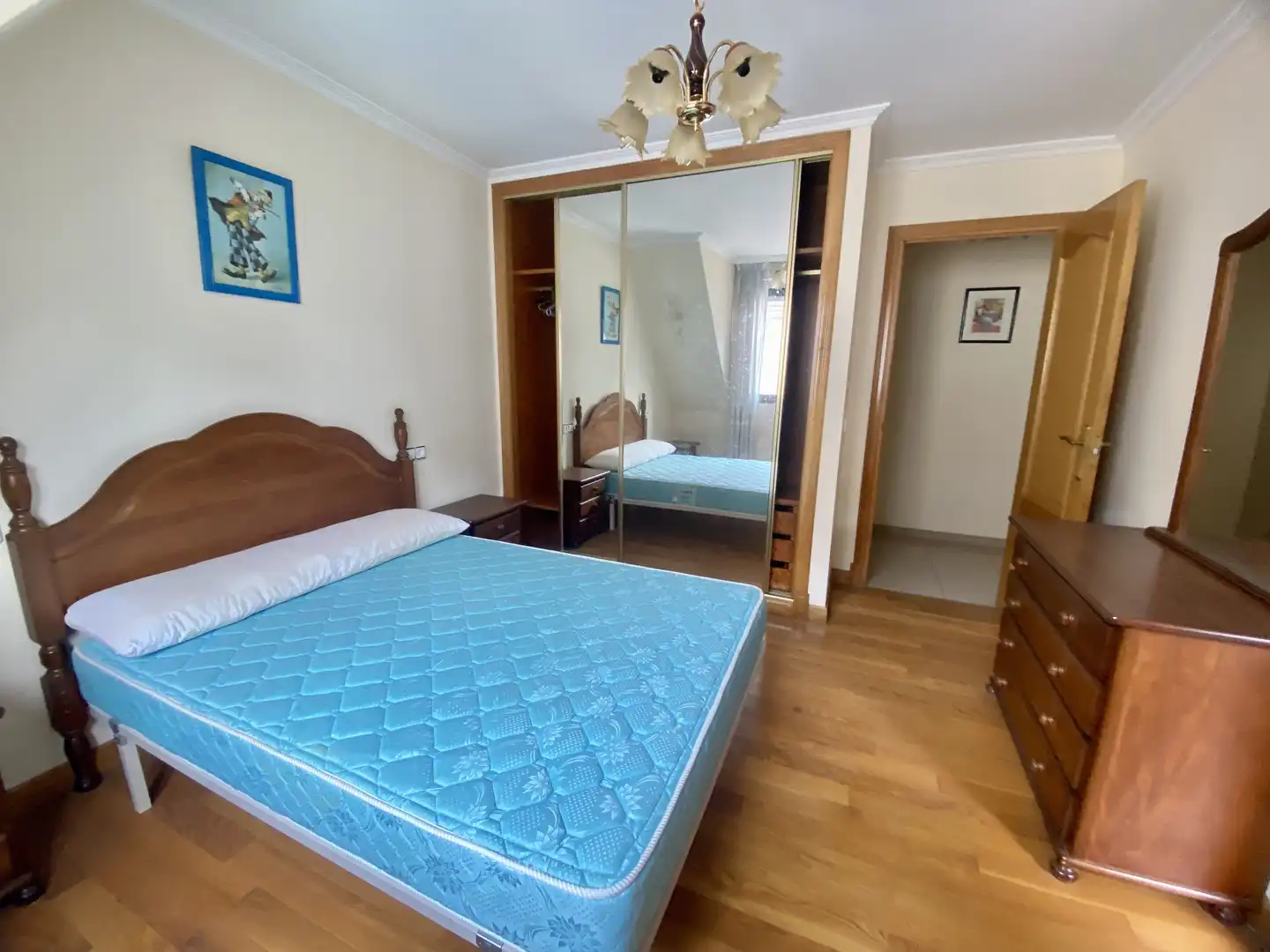 Bedroom of Attic for sale in O Grove    with Parquet flooring, Terrace and Storage room