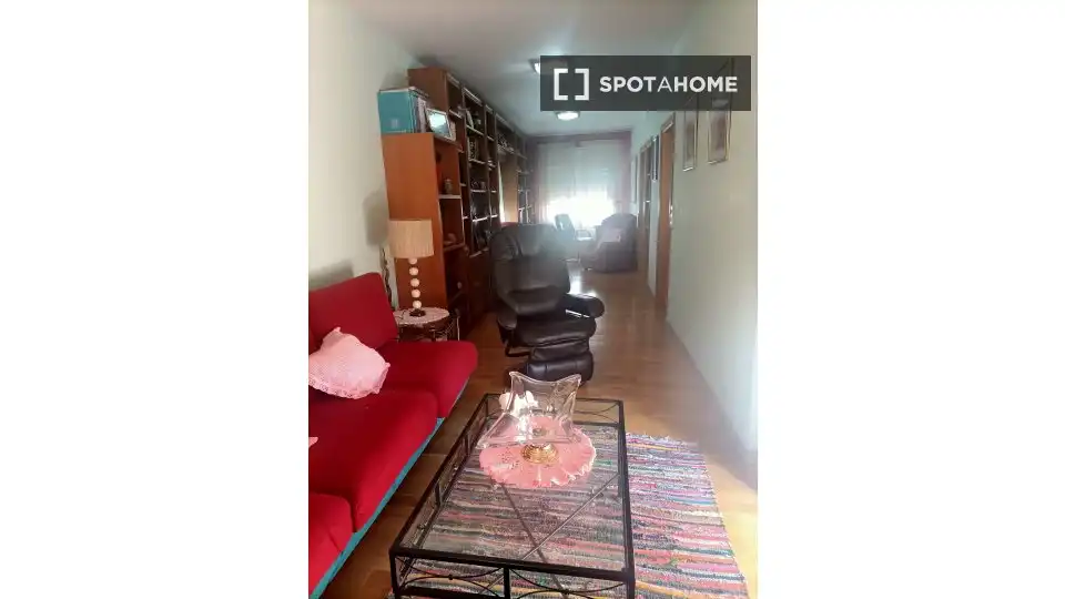 Living room of Flat for share in Abrera  with Air Conditioner, Heating and Furnished