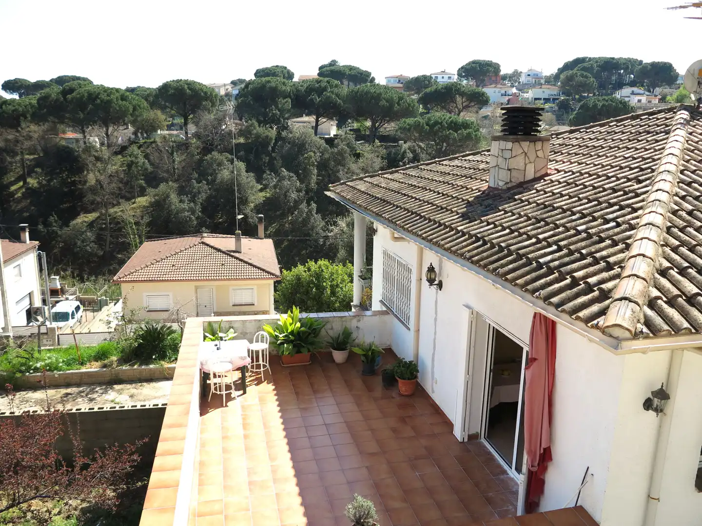 Terraza de Casa o chalet en venta en Blanes con Aire acondicionado, Jardín privado y Terraza