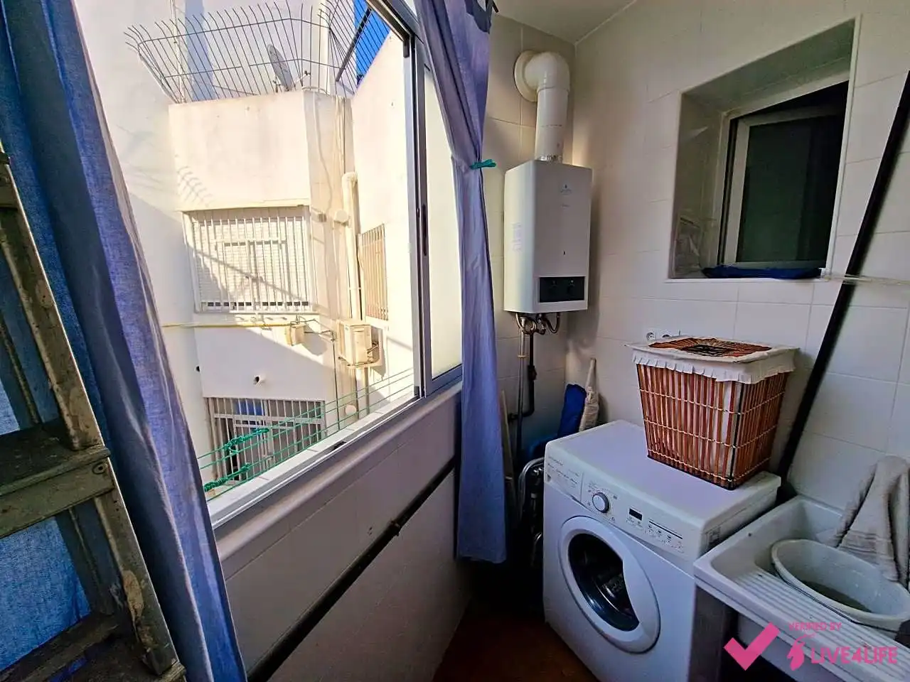 Terraza de Piso de alquiler en Sevilla con Aire acondicionado, Calefacción y Terraza