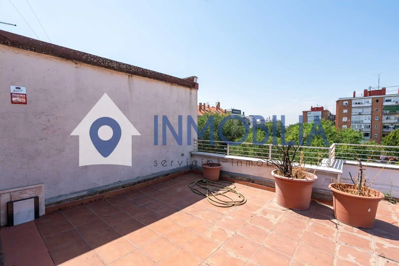 Terraza de Ático en venta en Madrid con Calefacción y Terraza