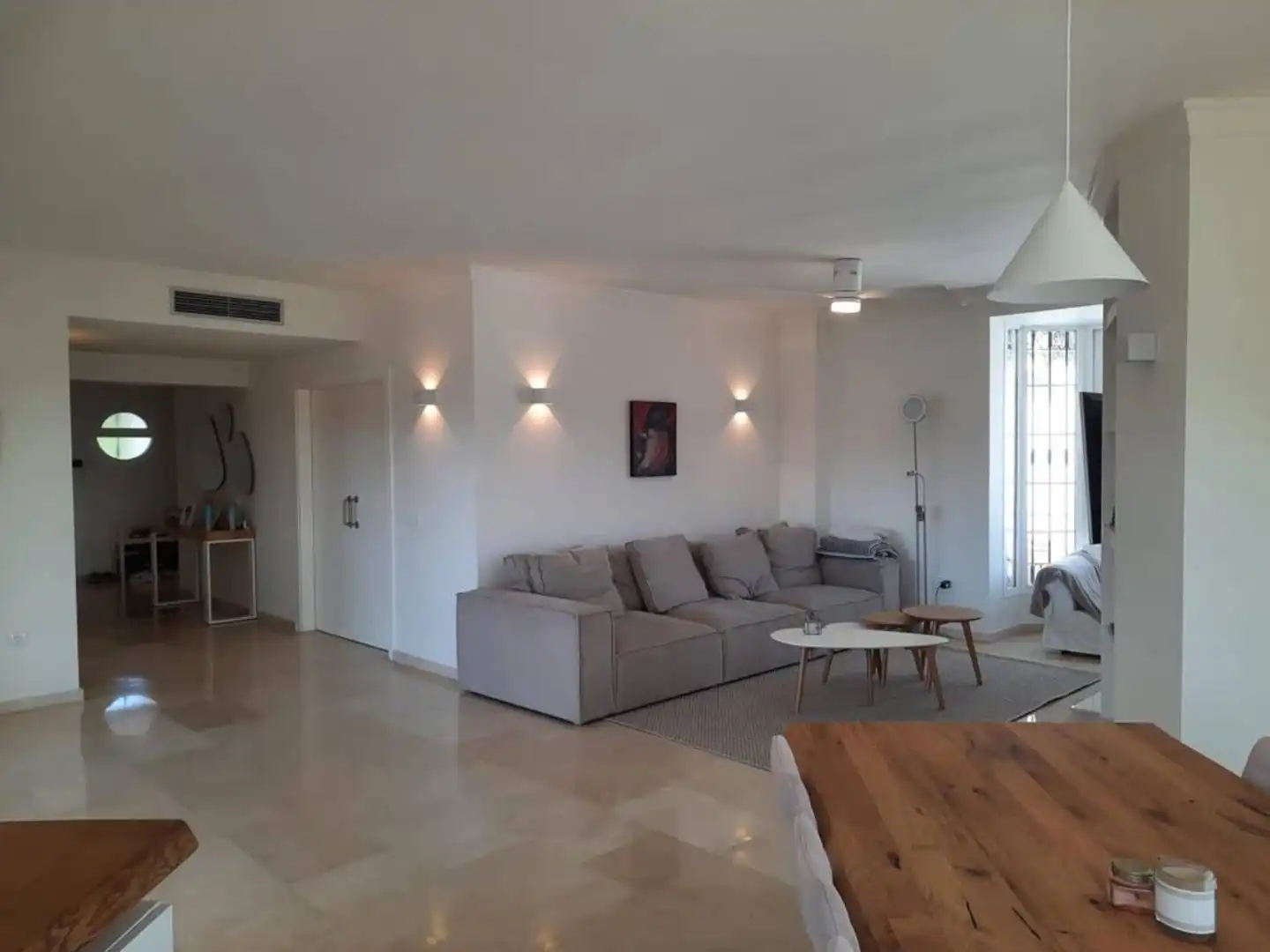 Sala d'estar de Casa o xalet de lloguer en Marbella amb Terrassa
