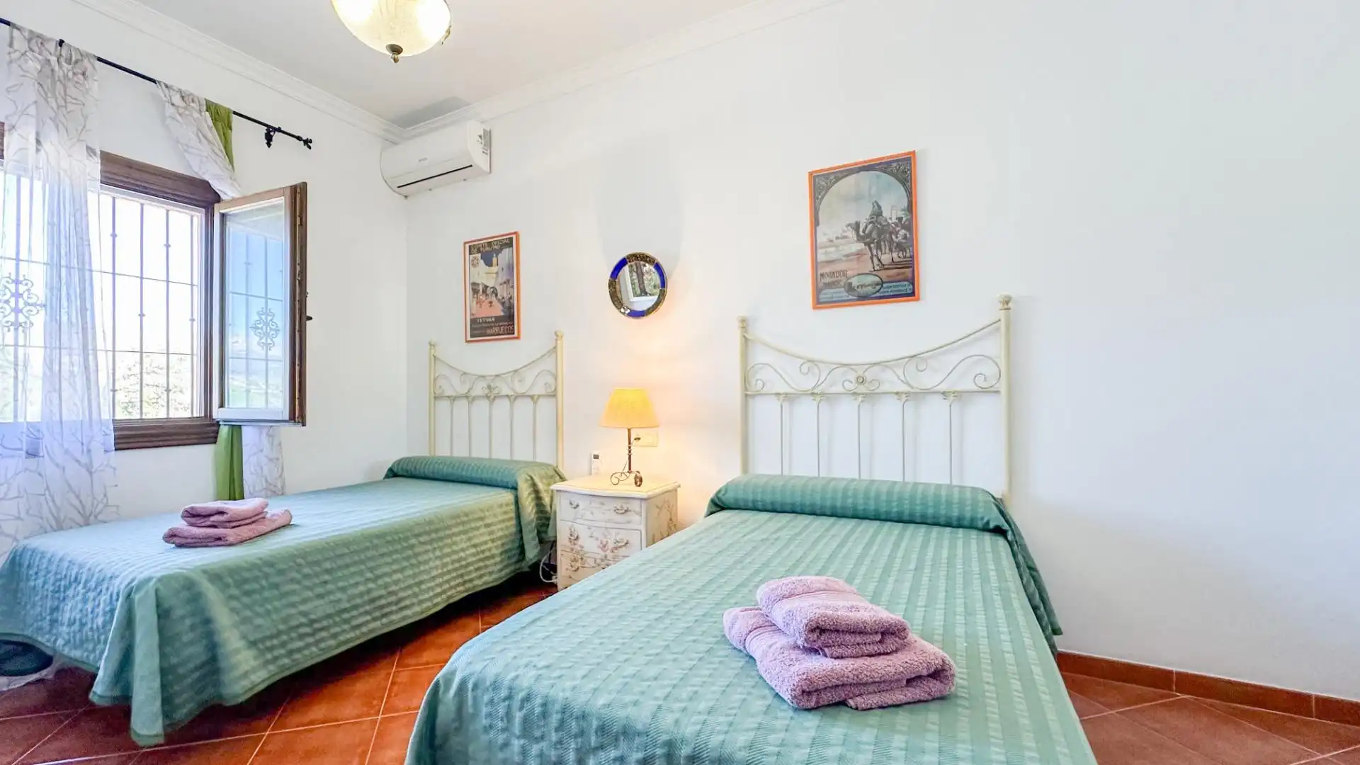 Bedroom of Houses for sale in Almogía  with Air Conditioner, Private garden and Terrace