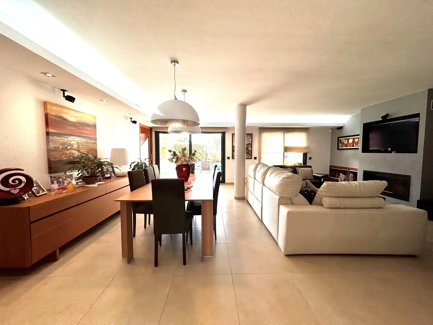 Dining room of Houses for sale in Roses  with Heating, Terrace and Storage room