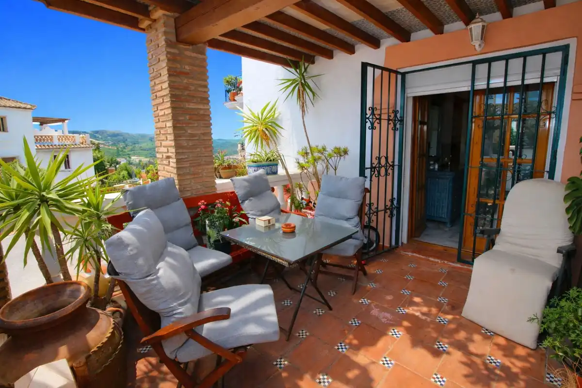 Terraza de Casa adosada en venta en Mijas con Calefacción, Terraza y Piscina
