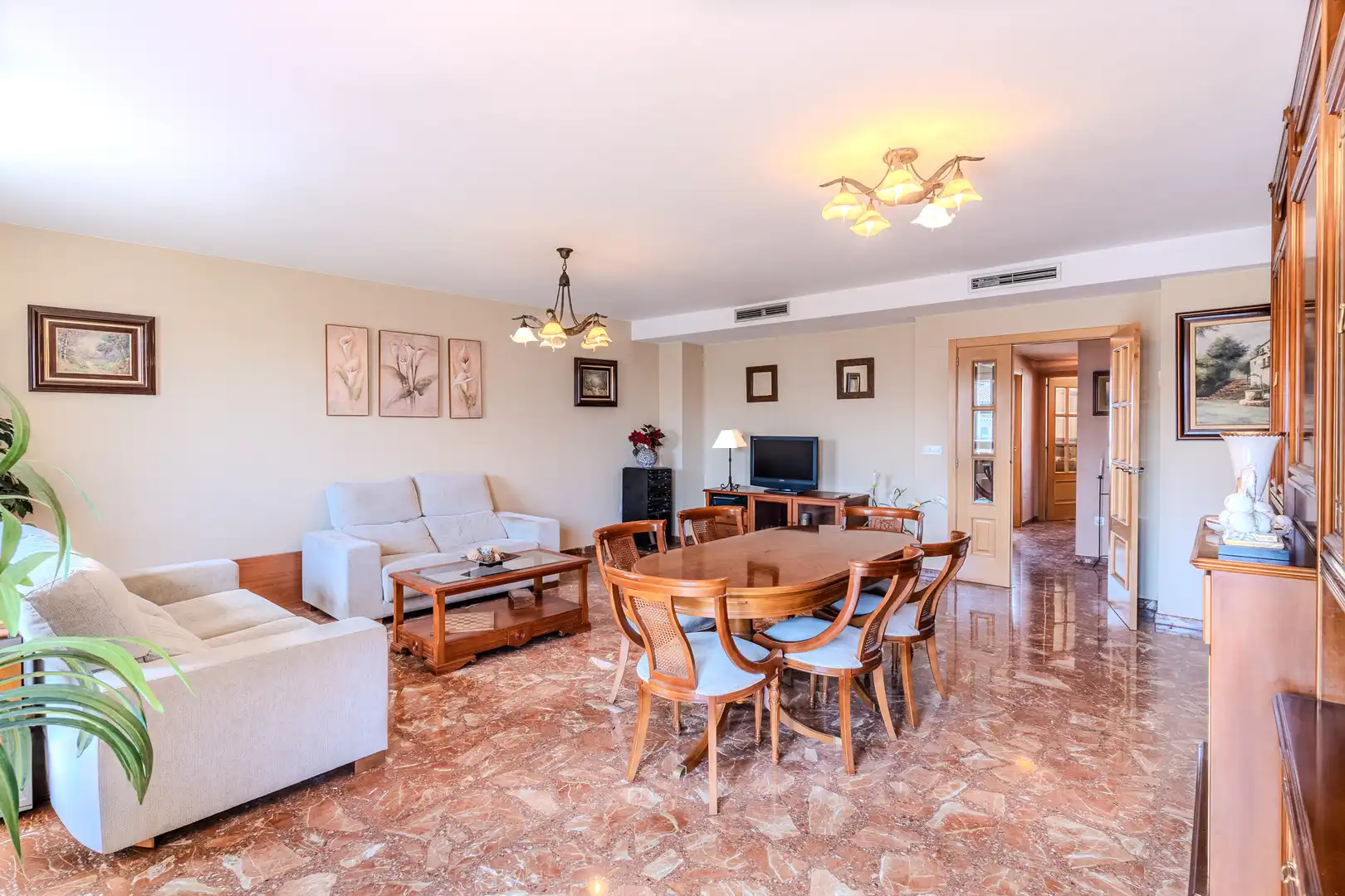 Sala d'estar de Dúplex en venda en Vila-real amb Aire condicionat, Calefacció i Terrassa
