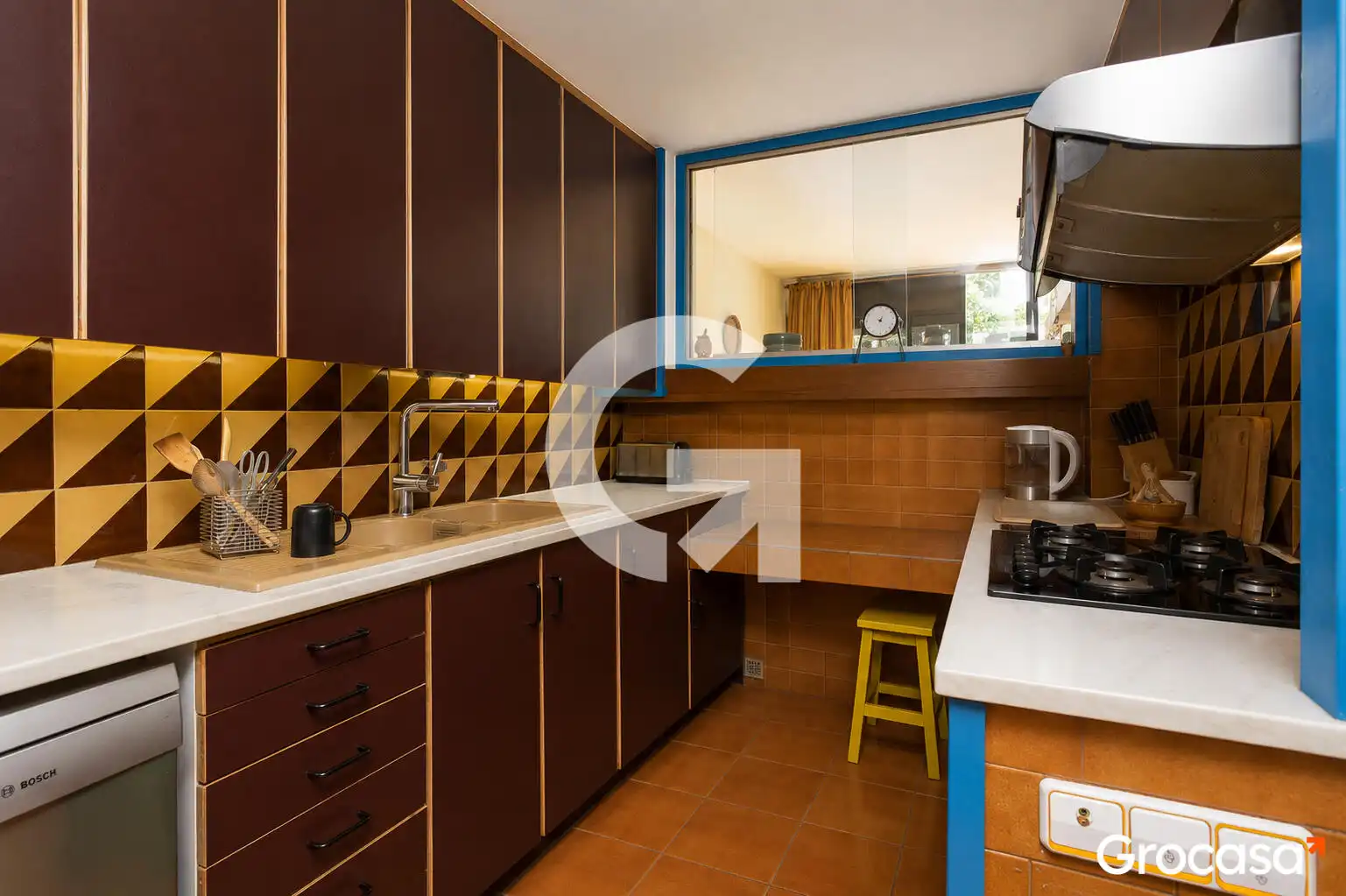 Cocina de Dúplex en venta en Barcelona con Aire acondicionado, Calefacción y Jardín privado
