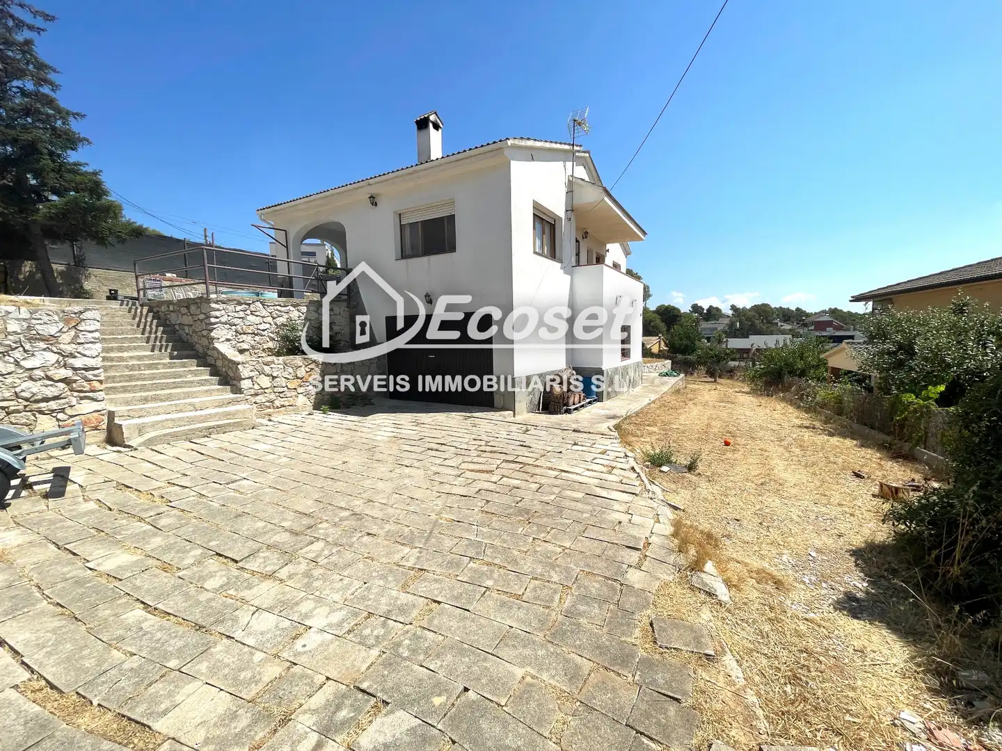 Vista exterior de Casa o chalet en venta en Vallirana con Calefacción, Jardín privado y Terraza