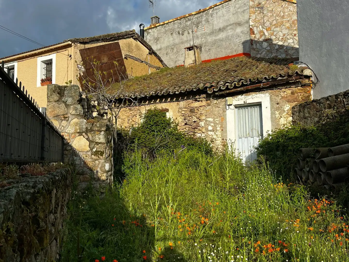 Vista exterior de Casa adosada en venta en Gargantilla del Lozoya con Jardín privado