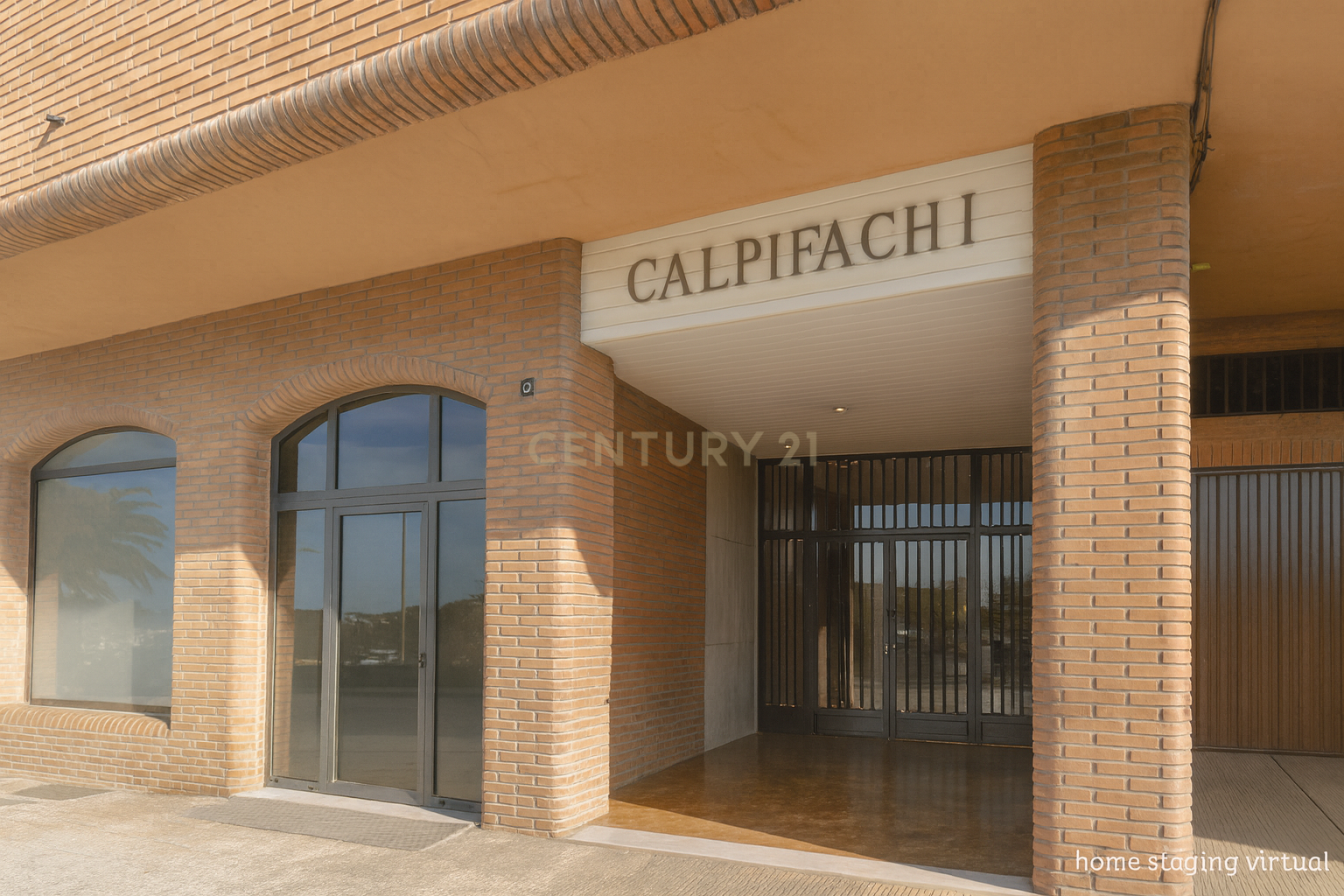 Exterior view of Flat for sale in Calpe / Calp  with Air Conditioner