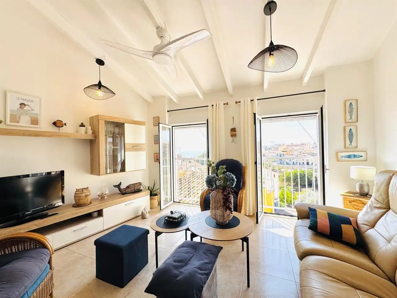 Sala d'estar de Àtic en venda en Villajoyosa / La Vila Joiosa amb Aire condicionat i Calefacció