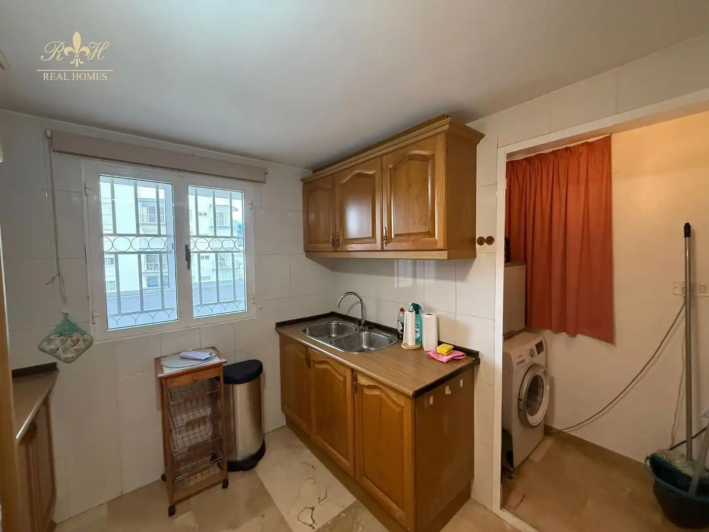 Küche von Wohnung zur Miete in L'Alfàs del Pi mit Klimaanlage, Terrasse und Schwimmbad