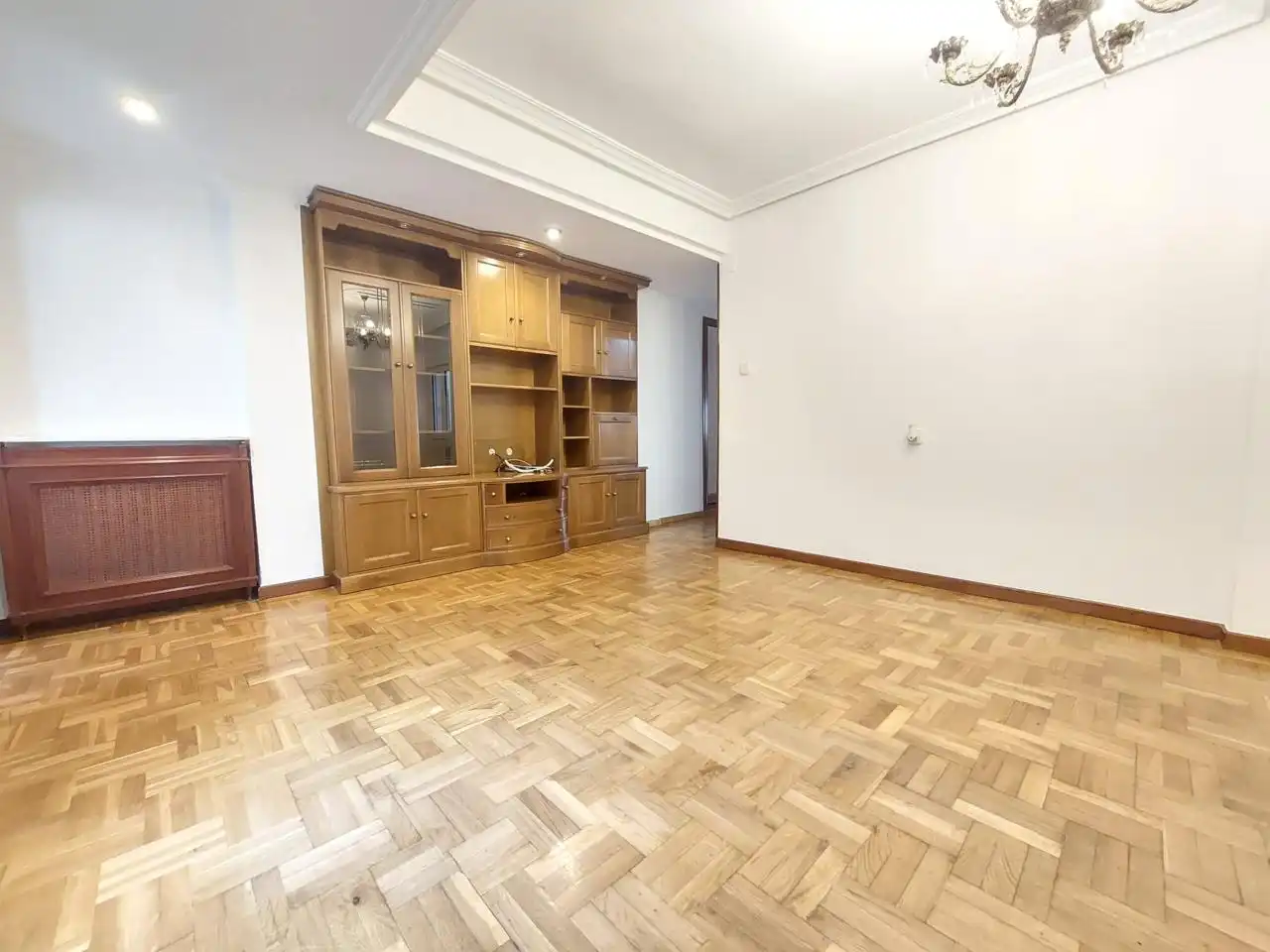 Living room of Flat for sale in Gijón   with Heating and Balcony