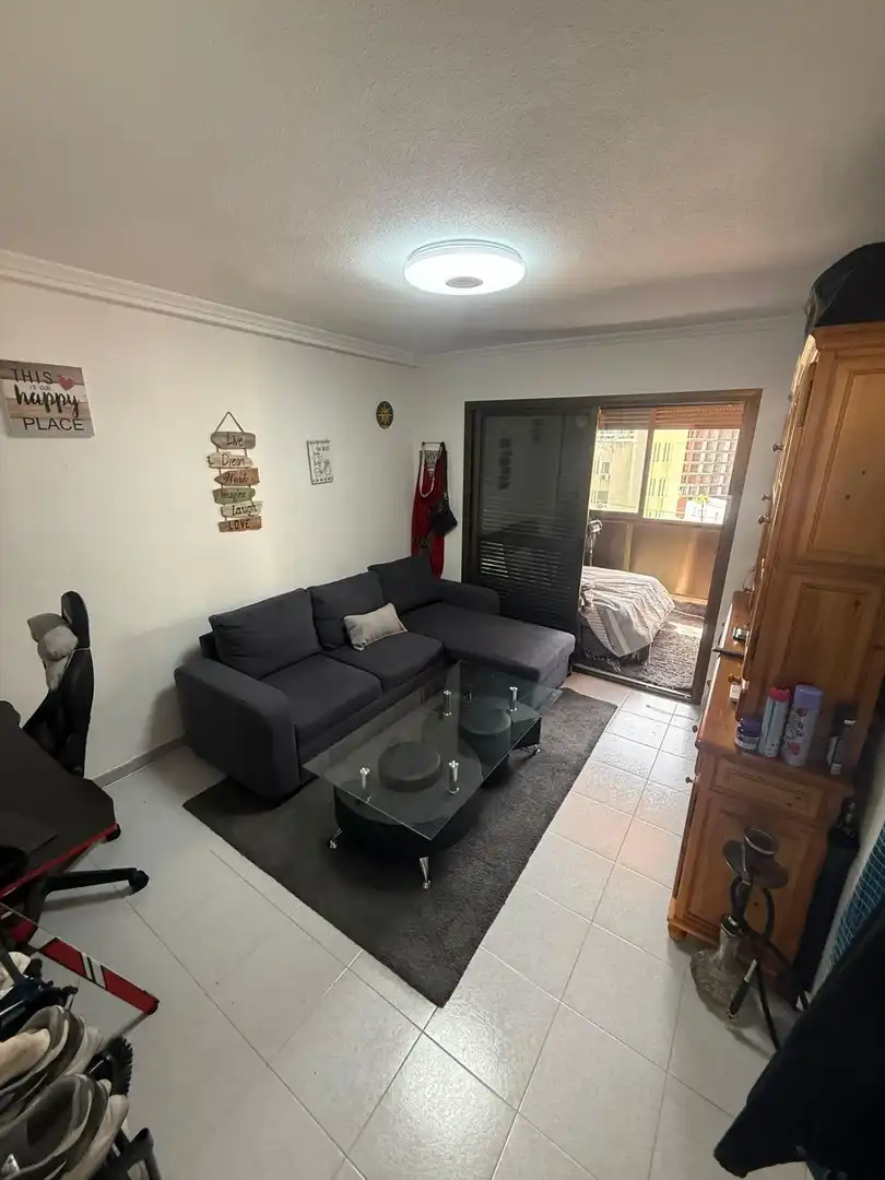 Sala de estar de Apartamento en venta en Finestrat con Terraza y Amueblado