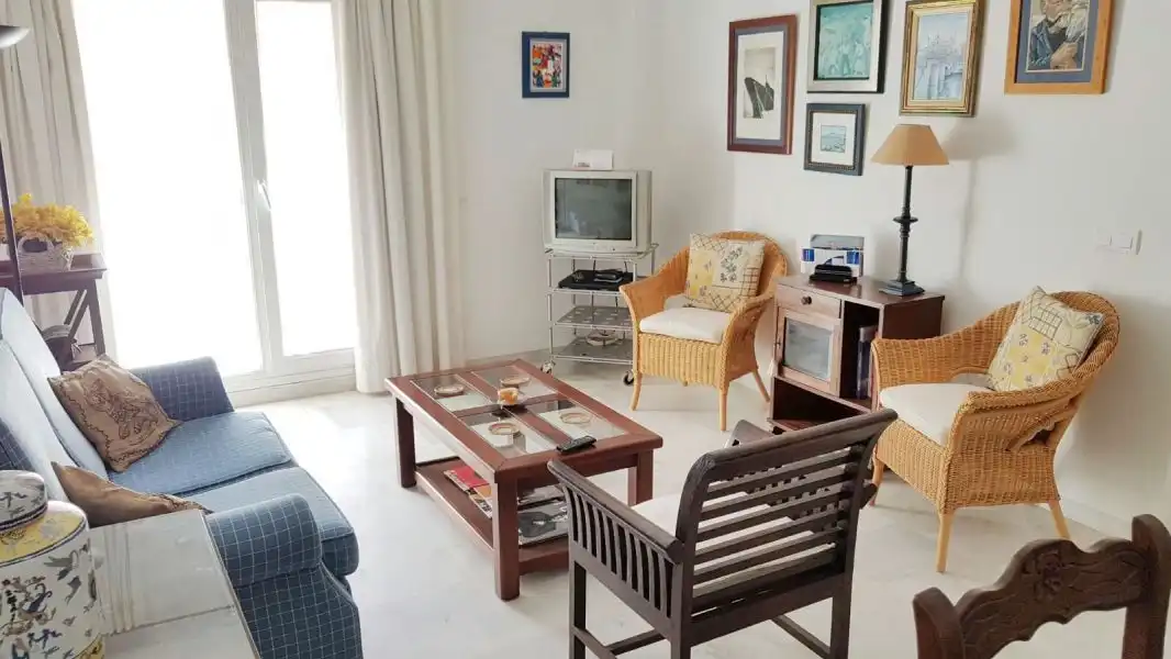 Living room of Apartments for rent in El Puerto de Santa María  with Private garden, Terrace and Furnished