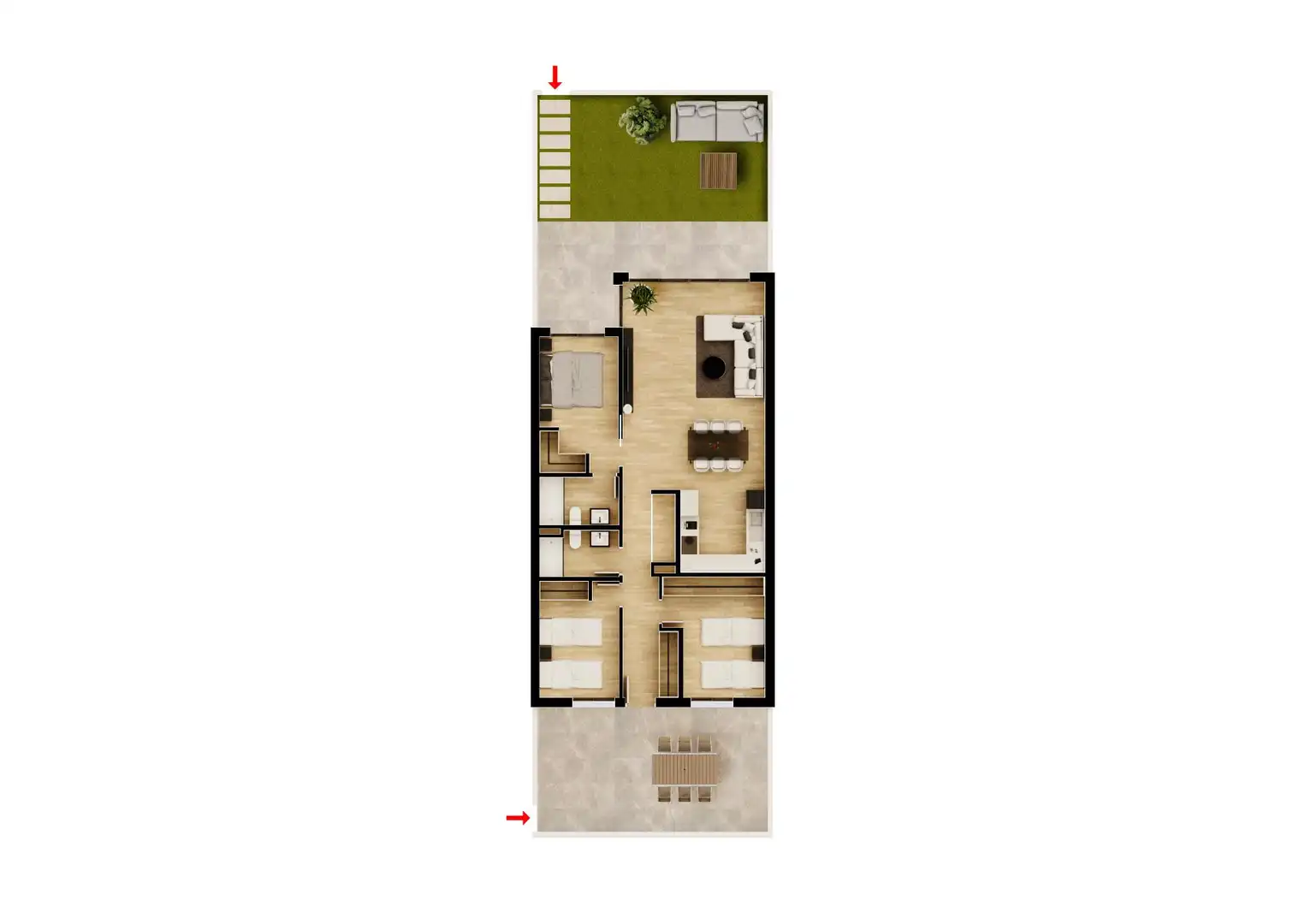 Apartament amb terrassa en venda a Avenida de Escandinavia, imagen 32