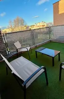 Terraza de Casa adosada en venta en Madrid con Aire acondicionado, Calefacción y Jardín privado