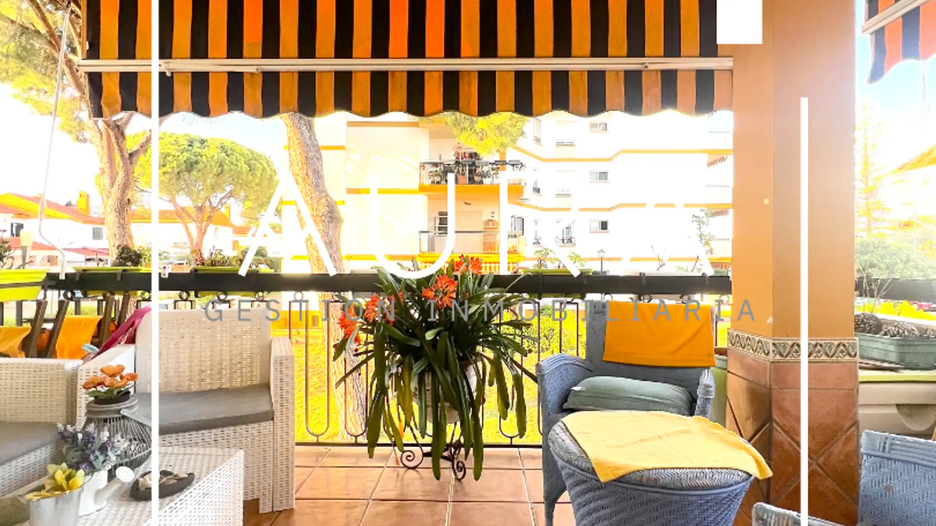 Terrasse von Wohnung zum Verkauf in Aljaraque mit Klimaanlage, Terrasse und Abstellraum