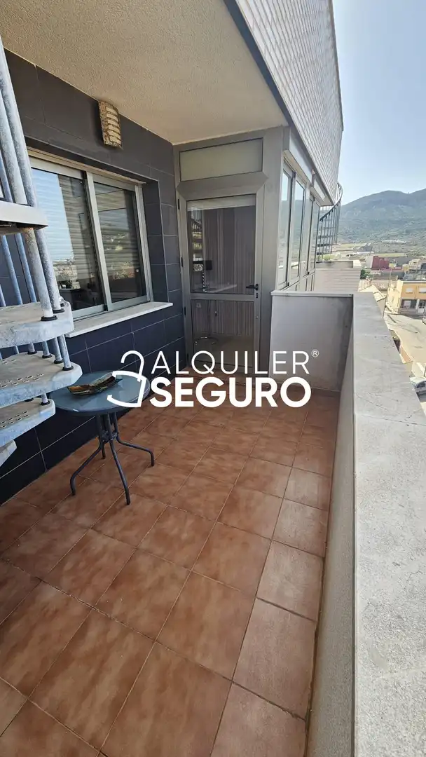 Terraza de Ático de alquiler en Cartagena con Aire acondicionado, Calefacción y Terraza