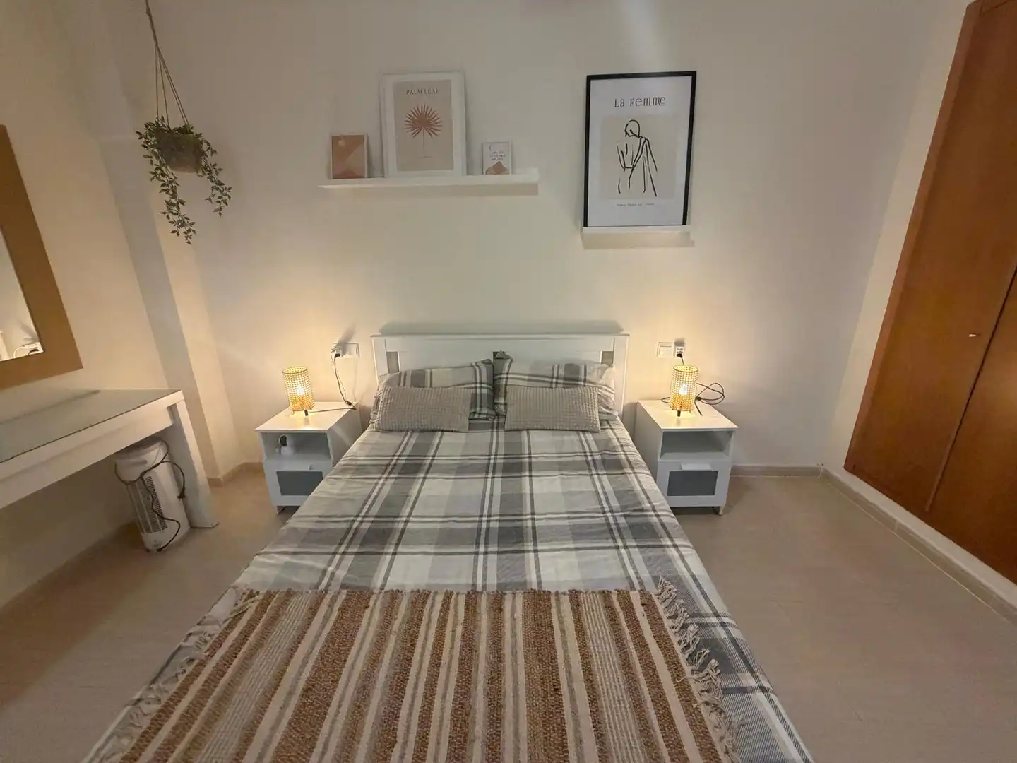 Schlafzimmer von Wohnung zur Miete in Moncofa mit Klimaanlage, Möbliert und Ofen