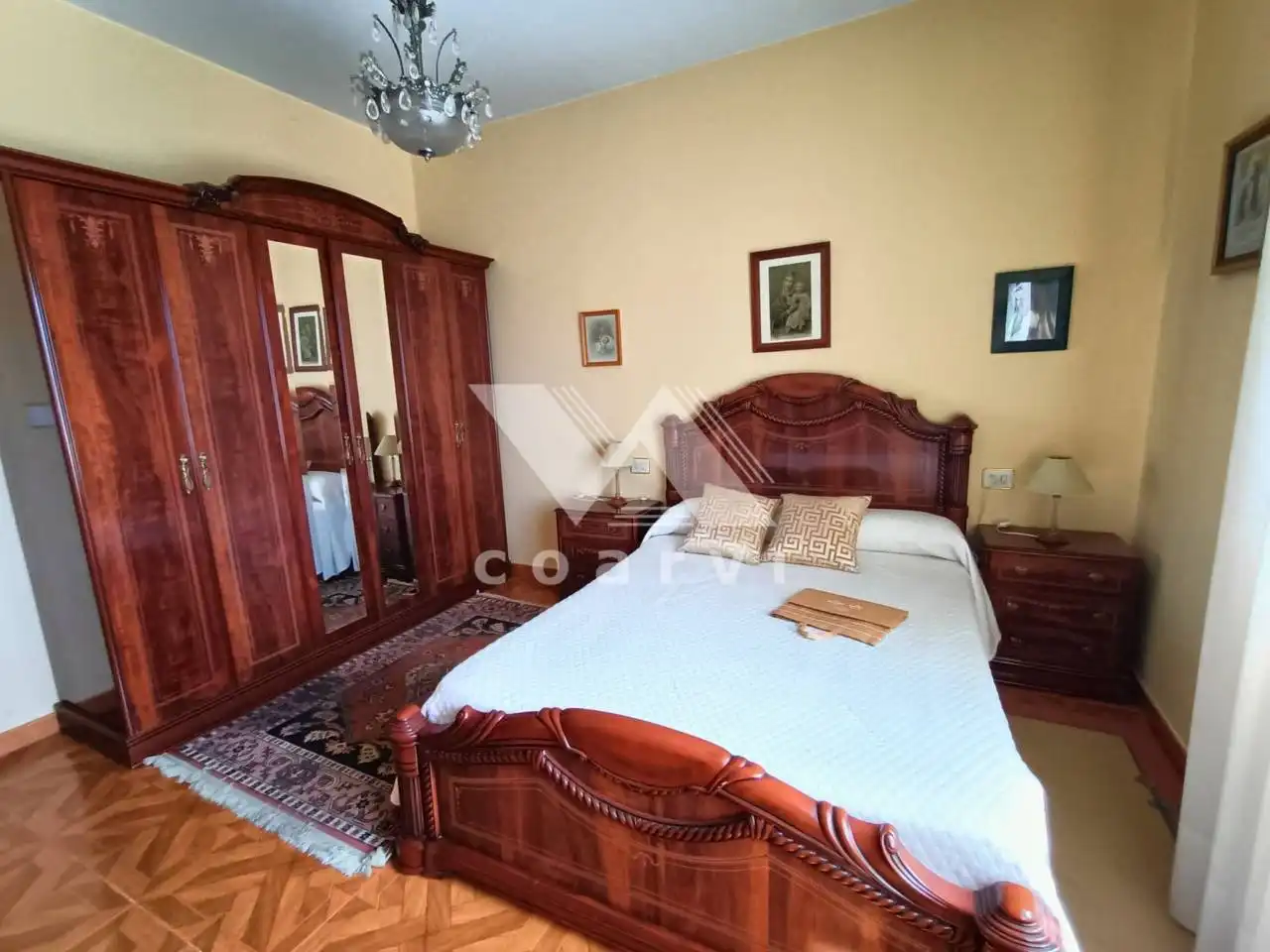 Schlafzimmer von Wohnung zum Verkauf in Trasmiras mit Privatgarten, Terrasse und Möbliert