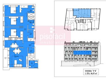 Piso con ascensor en venta en San Roque - As Fontiñas