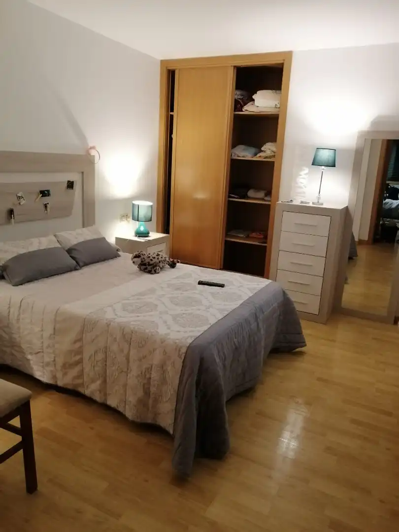 Bedroom of Flat for sale in Nogueira de Ramuín  with Heating, Parquet flooring and Furnished