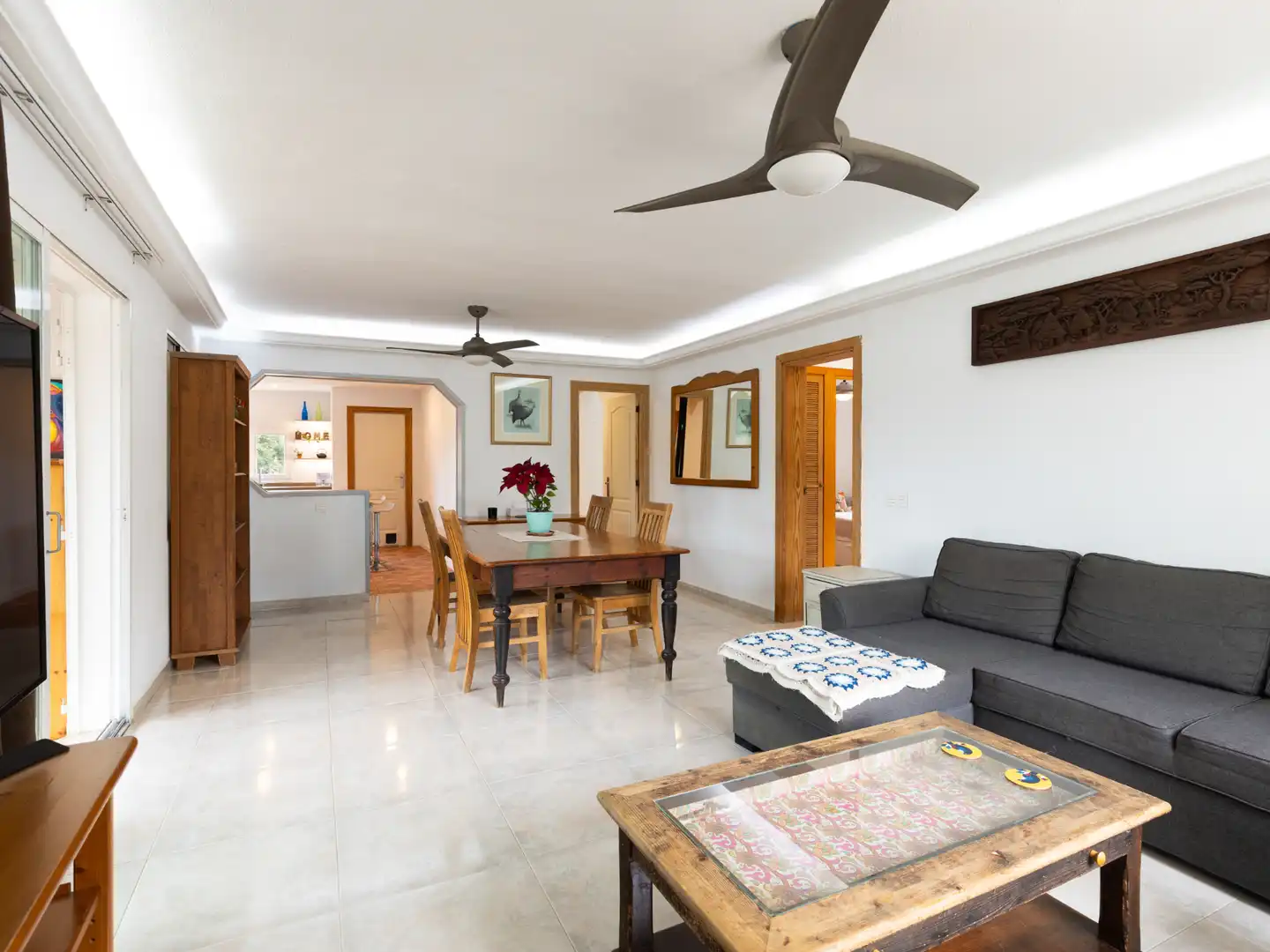 Sala de estar de Casa o chalet en venta en Calvià con Aire acondicionado, Calefacción y Jardín privado