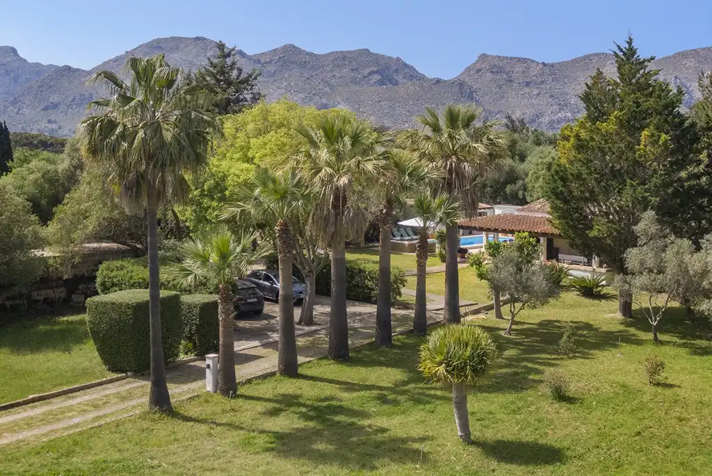 Jardí de Finca rústica en venda en Pollença amb Aire condicionat, Jardí privat i Terrassa