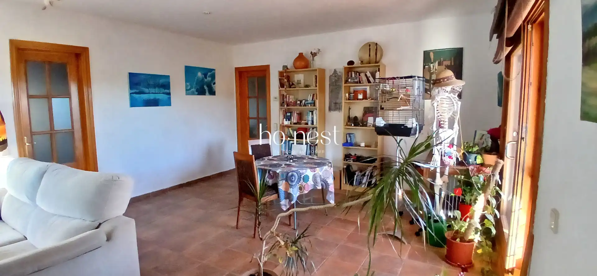 Sala d'estar de Casa o xalet en venda en Pontons amb Calefacció, Jardí privat i Terrassa