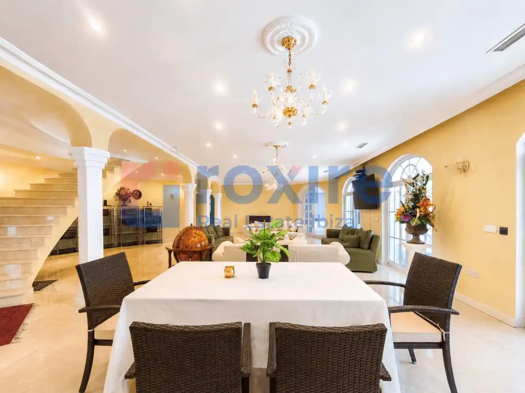 Dining room of Houses for rent in Sant Josep de sa Talaia  with Air Conditioner, Private garden and Terrace