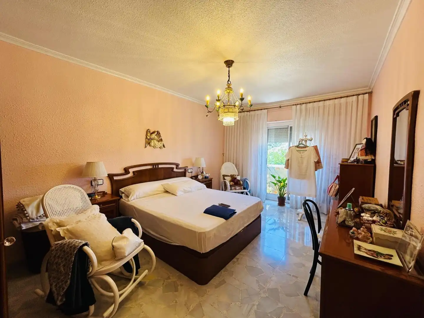 Bedroom of Flat for sale in Petrer  with Air Conditioner, Heating and Balcony