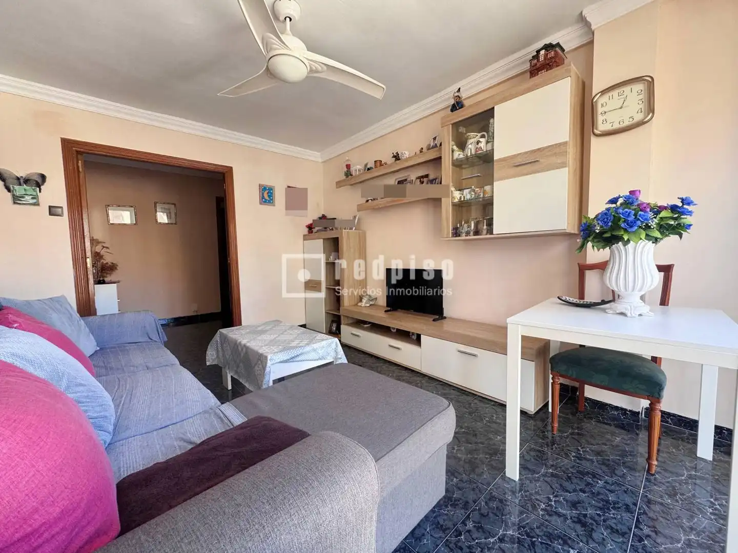 Sala de estar de Piso en venta en Málaga con Terraza