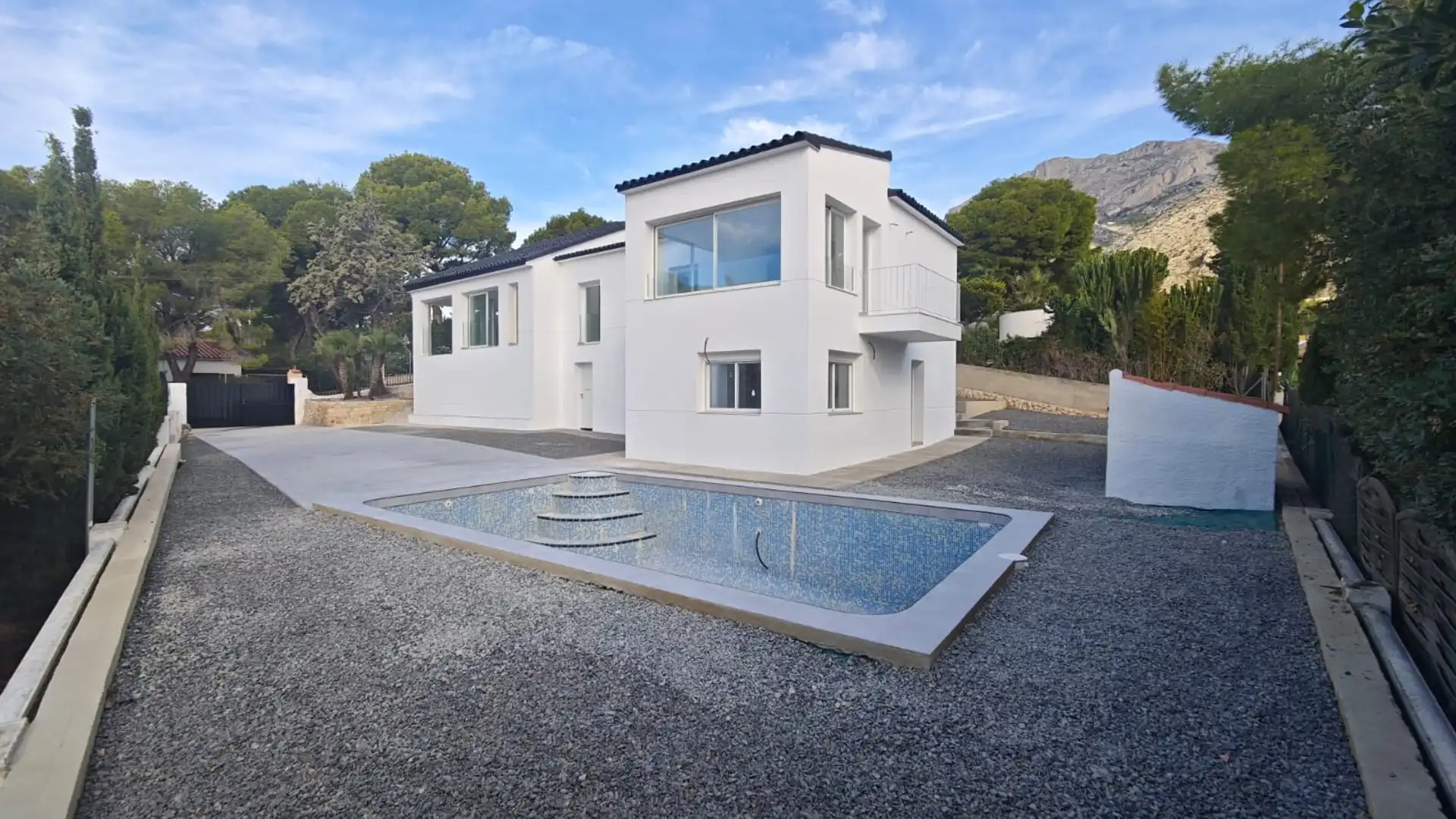 Exterior view of Houses for sale in Altea  with Private garden, Terrace and Swimming Pool