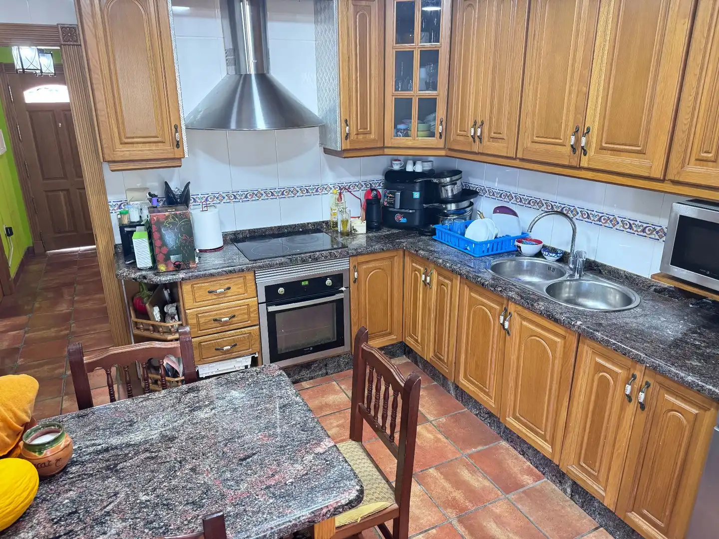 Kitchen of Detached homes for sale in Roquetas de Mar  with Air Conditioner, Terrace and Storage room