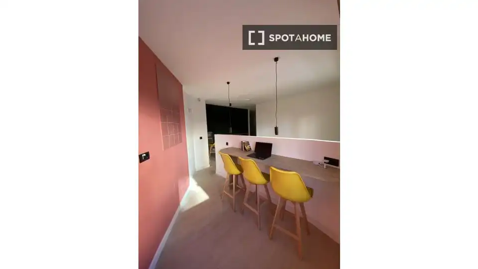 Kitchen of Flat for rent in Madrid  with Air Conditioner, Heating and Furnished