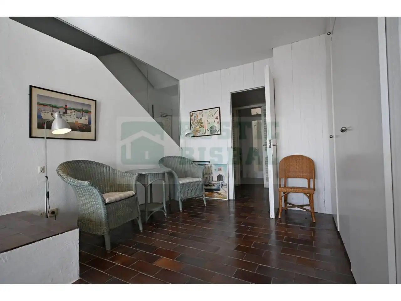 Sala d'estar de Casa adosada en venda en Palafrugell amb Calefacció, Terrassa i Moblat