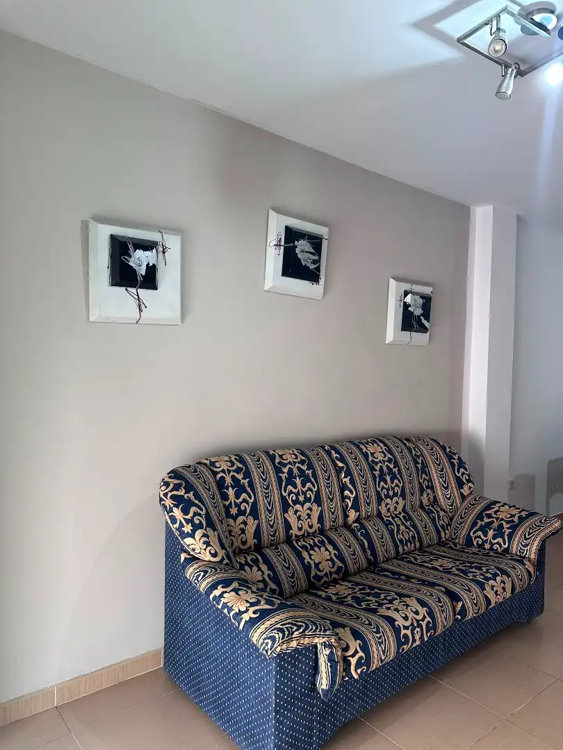 Living room of Flat for rent in Vila-real  with Air Conditioner, Heating and Furnished