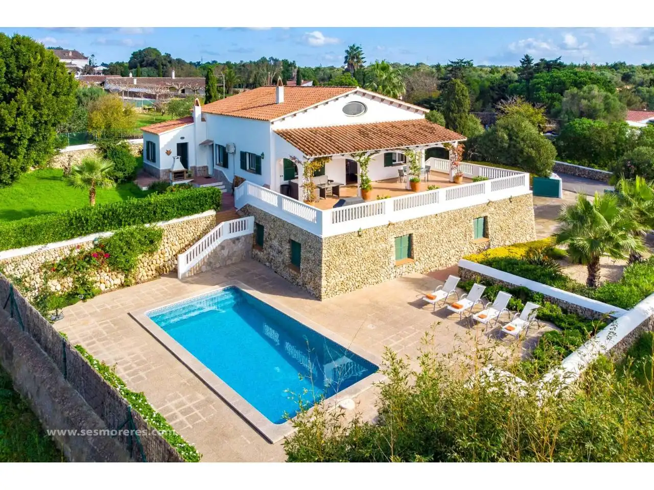 Villa mit Pool zum Verkauf in Alaior poble