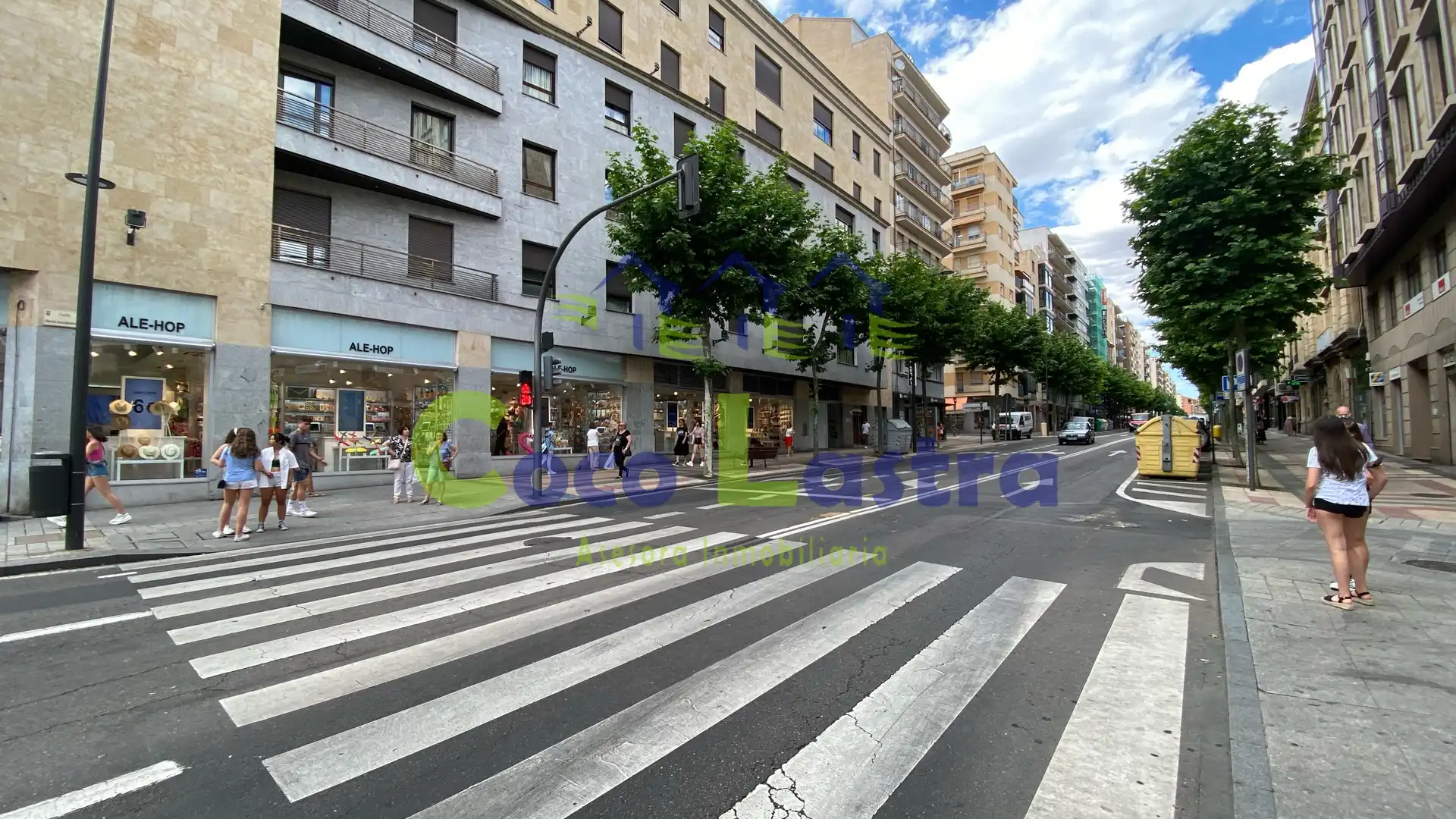 Außenansicht von Wohnung zur Miete in Salamanca Capital mit Heizung, Parkett und Möbliert