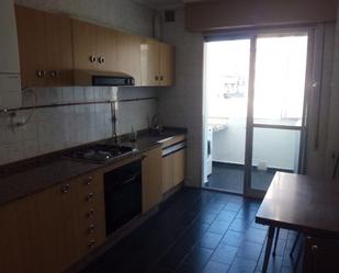 Kitchen of Flat to rent in Ourense Capital   with Heating, Furnished and Balcony